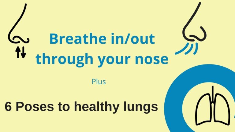 Why we breathe through the nose & 6 poses for strong lungs | Rita Knorr – Fulcrum Blu Yoga