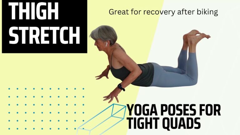 Thigh stretches for tight quads | Yoga with Rita – Fulcrum Blu