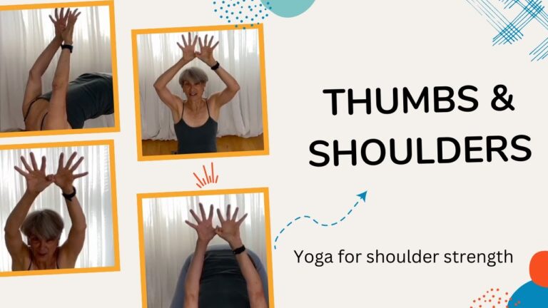 Hook your thumbs for strong & engaged shoulders | Rita Knorr – Fulcrum Blu Yoga