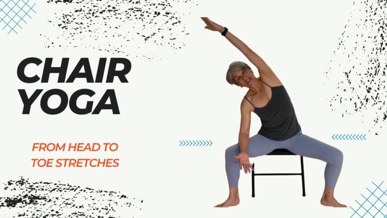 Chair Yoga stretches from head to toes | Yoga with Rita – Fulcrum Blu