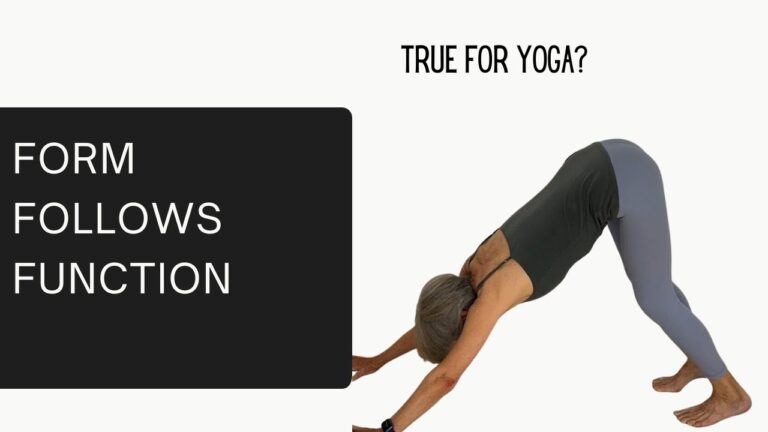Apply form follows function in alignment of your practice | Yoga with Rita – Fulcrum Blu