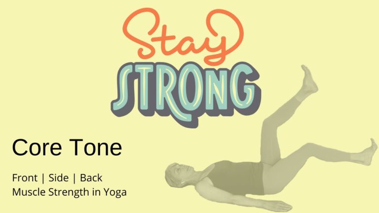 Core tone with simple slow movement |Rita Knorr – Fulcrum Blu Yoga