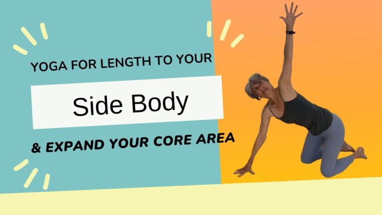 Create length of your side body to expand the inner fire | Yoga with Rita – Fulcrum Blu