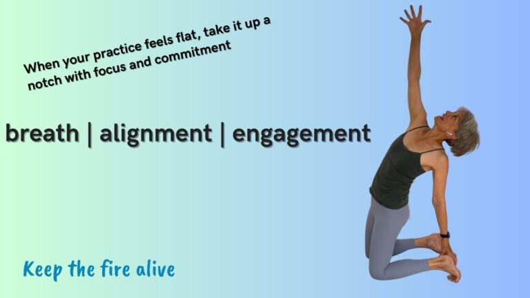 When your practice feels flat, focus on breath, alignment & action | Yoga with Rita – Fulcrum Blu