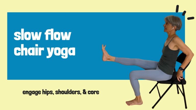 Slow flow chair yoga for hips, shoulders, & core | Yoga with Rita – Fulcrum Blu