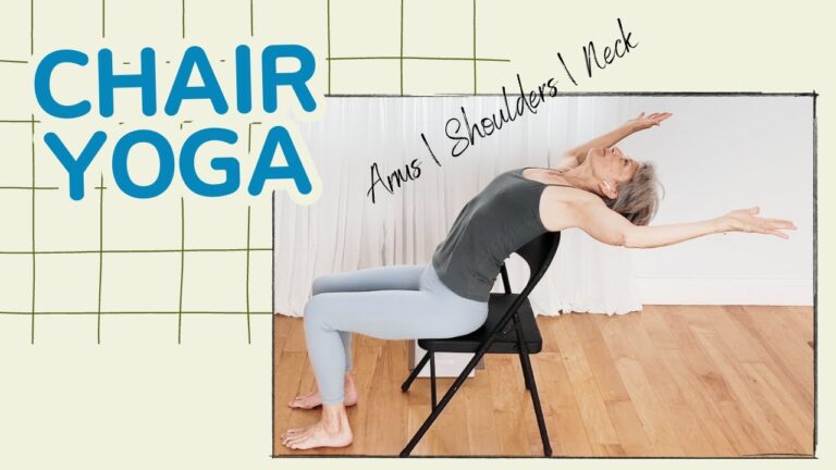 Chair yoga to tone Arms, Shoulders and Neck | Yoga with Rita – Fulcrum Blu