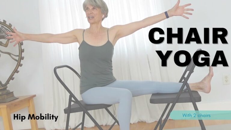 Chair yoga for hip mobility – use 2 chairs | Yoga with Rita – Fulcrum Blu