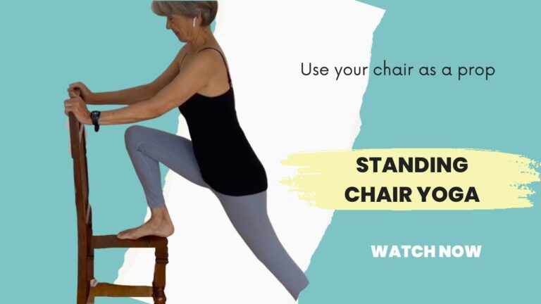 Use your chair for a standing yoga practice | Yoga with Rita – Fulcrum Blu